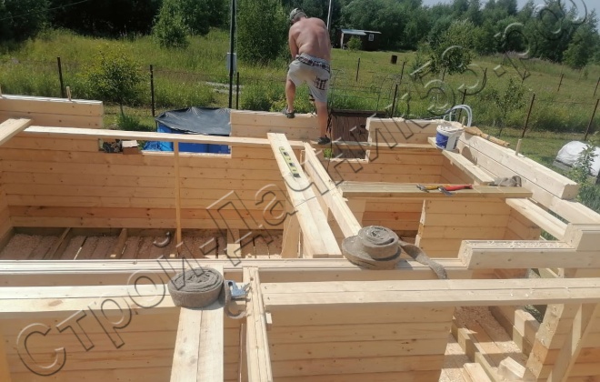 5 Брусовой дом ОД-16, 6х7м, 42М², Тульская область, Заокский район, коттеджный поселок «Покровское Южное» (14)